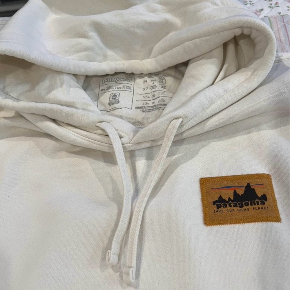 Patagonia White Hoodie